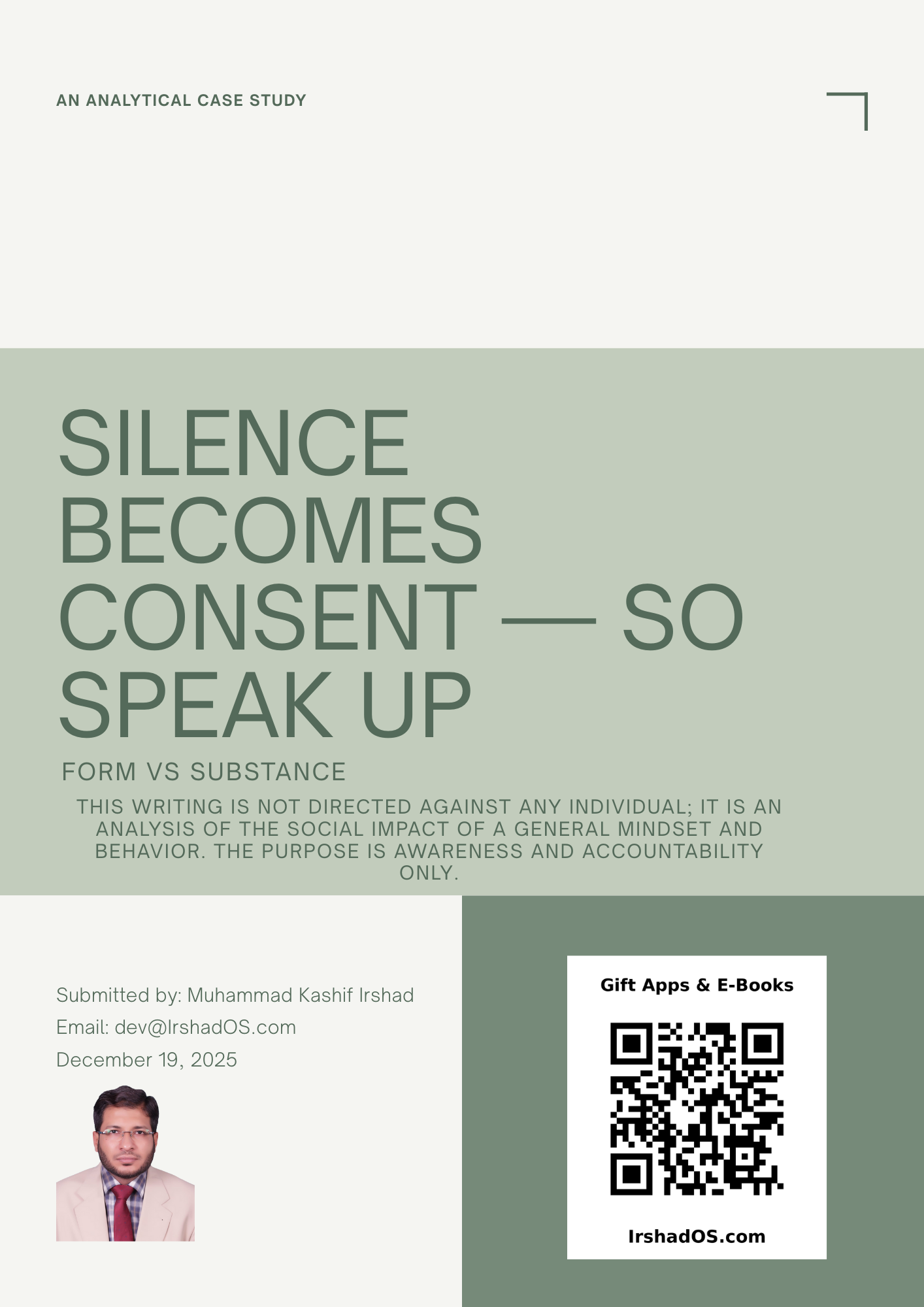 Silence Becomes Consent — That’s Why “Stay Quiet” Is Not Acceptable cover